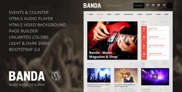 Tema BAnda - Template WordPress