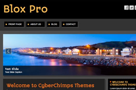 Tema Blox Pro CyberChimps - Template WordPress