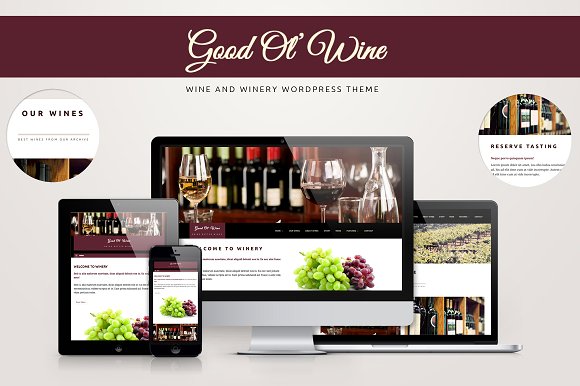 Tema Good Ol Wine - Template WordPress