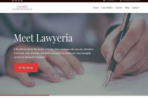 Tema LawyerIax - Template WordPress