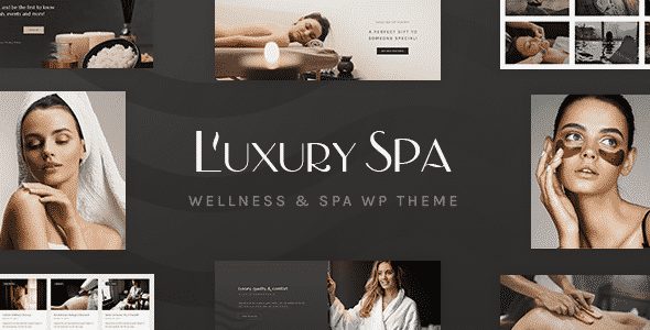Tema Luxury Spa - Template WordPress