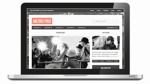 Tema Metro Pro StudioPress - Template WordPress