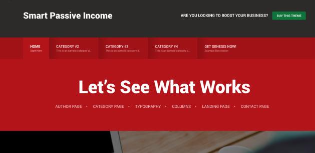 Tema Smart Passive Income Pro - Template WordPress