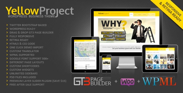 Tema YellowProject - Template WordPress