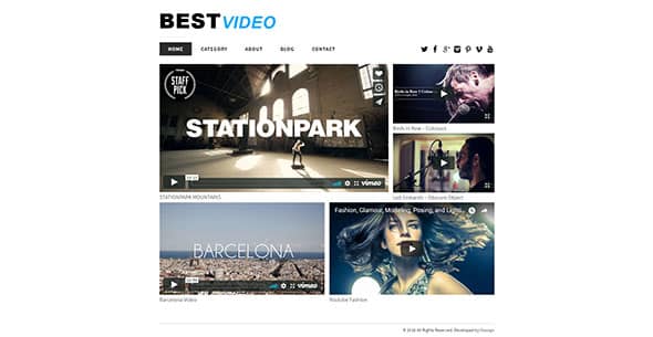 Tema Best Video Dessign - Template WordPress
