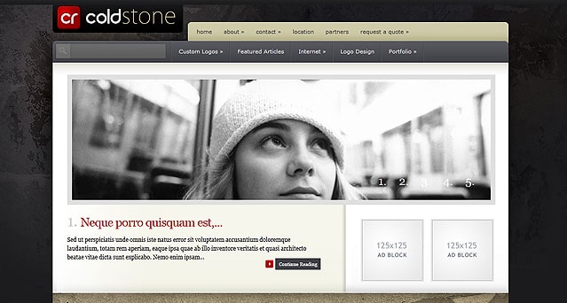 Tema ColdStone - Template WordPress