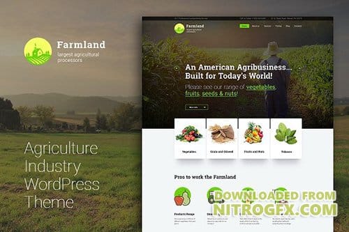 Tema FarmLand Jetimpex - Template WordPress