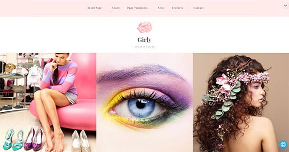 Tema Girly - Template WordPress