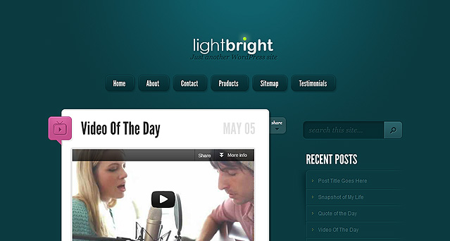 Tema LightBright - Template WordPress