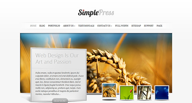Tema SimplePress - Template WordPress