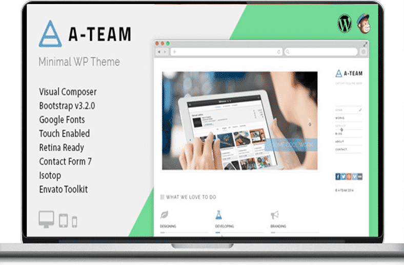 Tema A-Team - Template WordPress