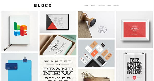 Tema BlocX Dessign - Template WordPress