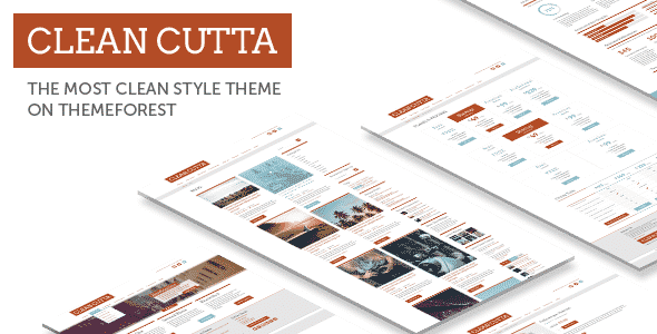 Tema Clean Cutta - Template WordPress