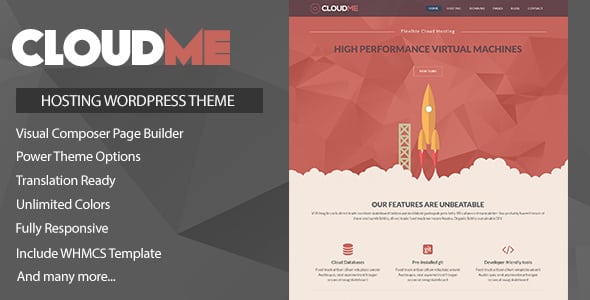 Tema CloudMe - Template WordPress