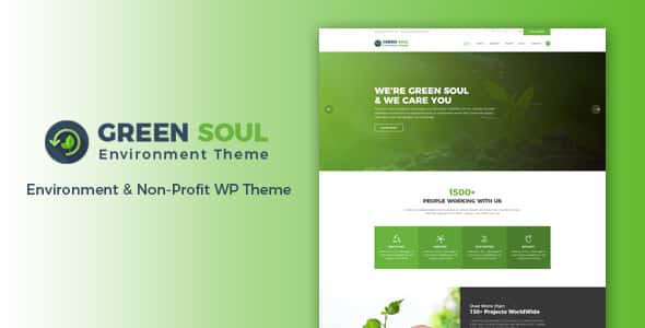 Tema Green Soul - Template WordPress