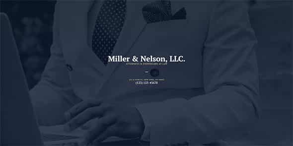 Tema Miller Elementor - Template WordPress