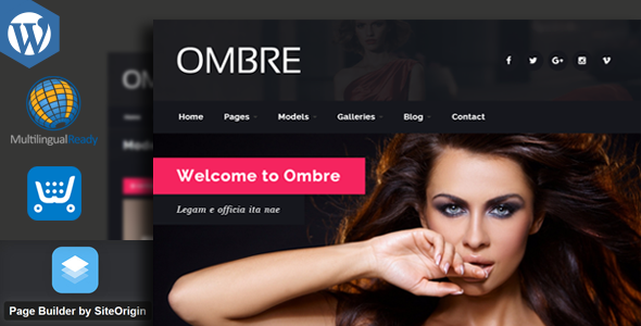 Tema Ombre - Template WordPress
