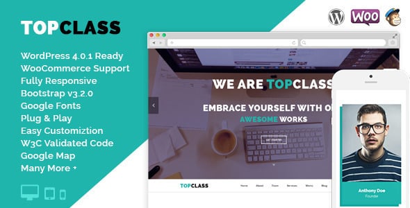 Tema TopClass - TEmplate WordPress