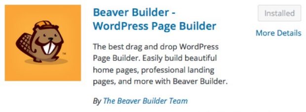 Plugin Beaver Builder - WordPress