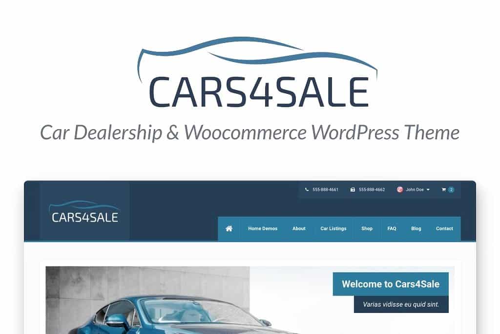 Tema Cars4Sale - Template Wordpress