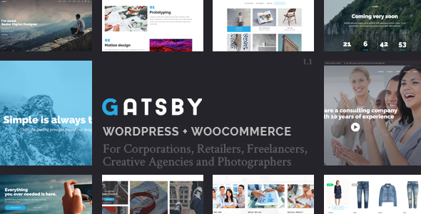 Tema Gatsby - Template WordPress