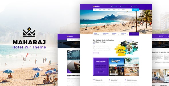 Tema Maharaj Hotel - Template WordPress