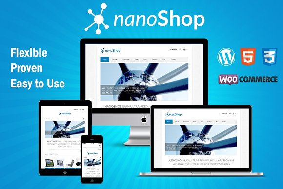 Tema NanoShop - Template WordPress