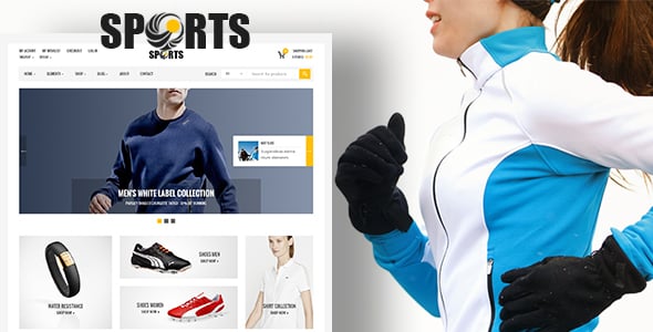 Tema Sport Shop - Template WordPress