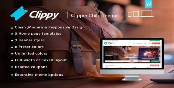 Tema Clippy - Template WordPress