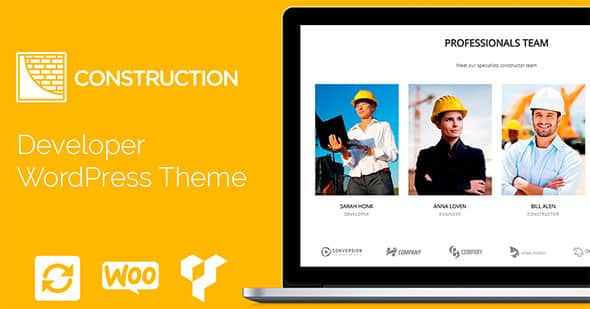 Tema Construction Visualmodo - Template WordPress