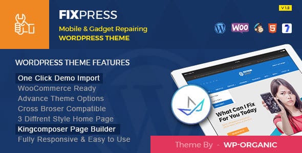 Tema FixPress - Template WordPress