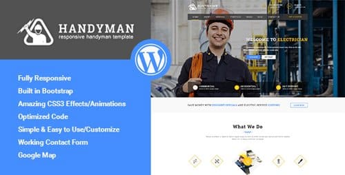 Tema Handyman PremiumLayers - Template WordPress