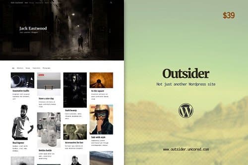 Tema Outsider - Template WordPress