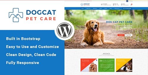 Tema Pet Care - Template WordPress