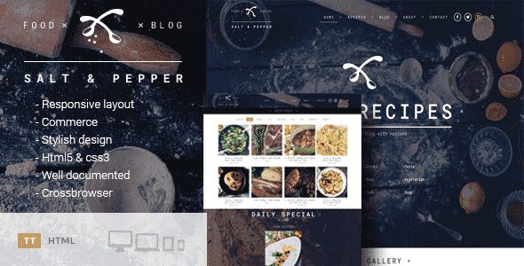 Tema Salt and Pepper - Template WordPress