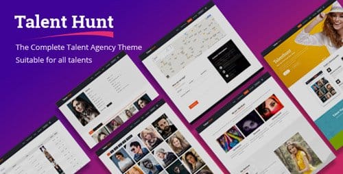 Tema Talent Hunt - Template WordPress