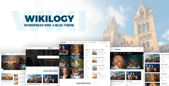 Tema Wikilogy - Template WordPress