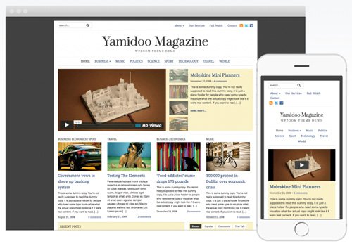 Tema Yamidoo Magazine - Template WordPress