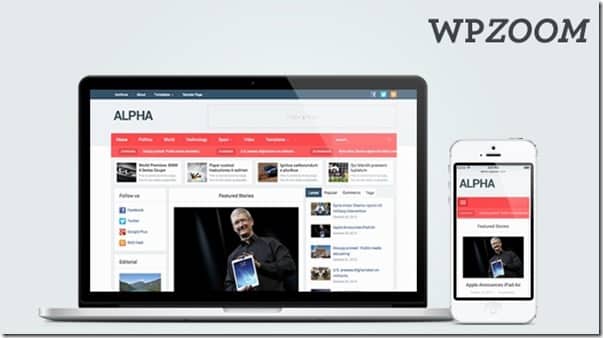 Tema Alpha WPZoom - Template WordPress