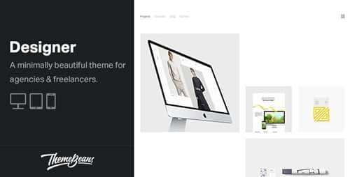 Tema Designer ThemeBeans - Template WordPress