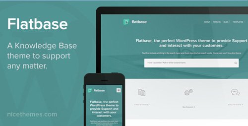 Tema Flatbase - Template WordPress