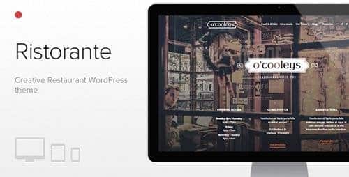 Tema Ristorante EvolveThemes - Template WordPress