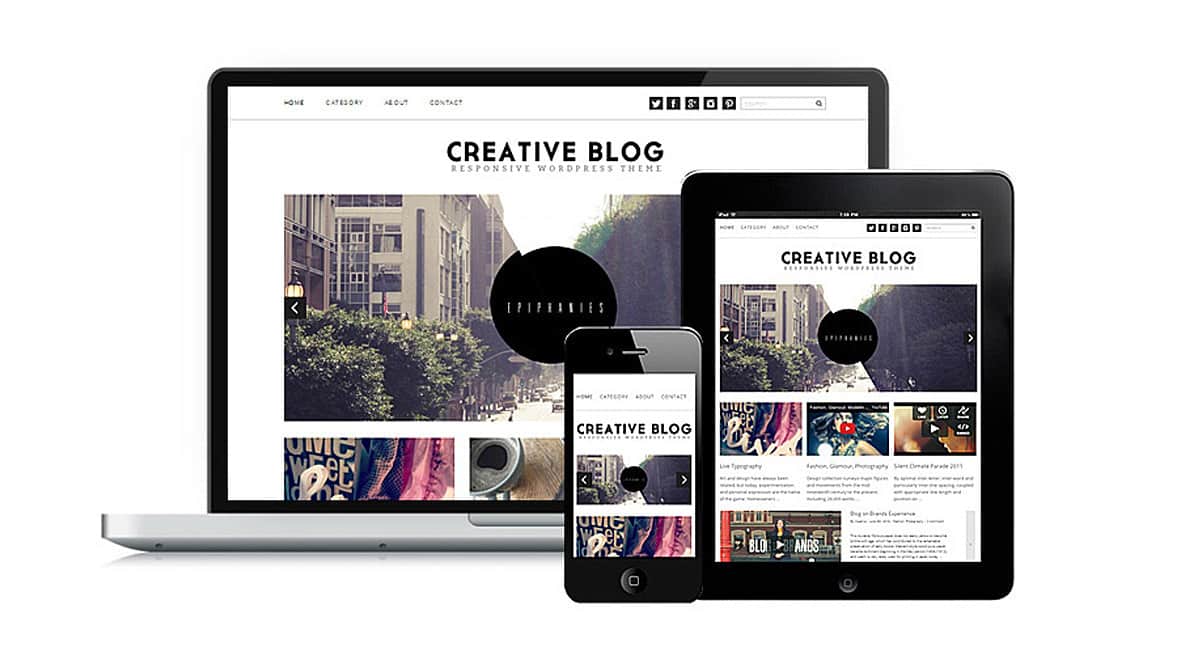 Tema Creative Blog - Template WordPress