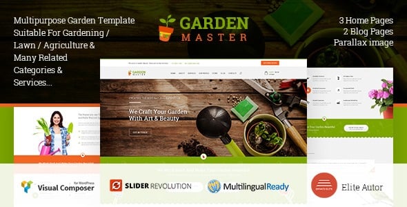 Tema Garden Master - Template WordPress