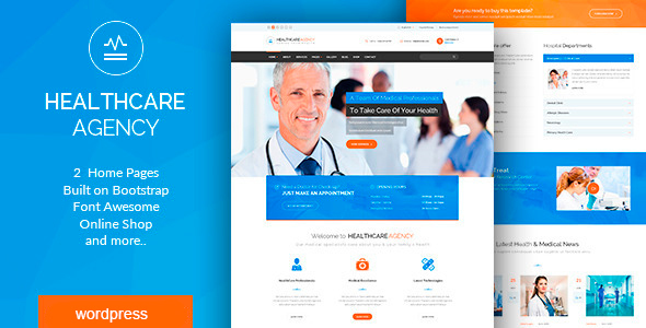 Tema HealthCare Agency - Template WordPress