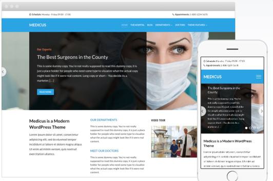 Tema Medicus - Template WordPress