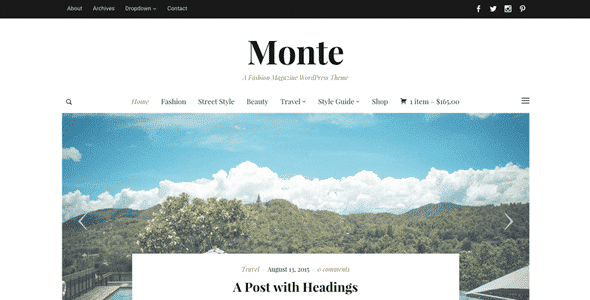 Tema Monte - Template WordPress