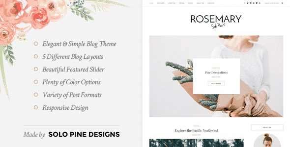 Tema Rosemary - Template WordPress