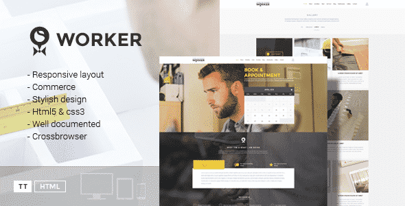 Tema Worker - Template WordPress