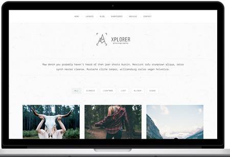 Tema Xplorer - Template WordPress